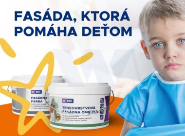 Fasáda, ktorá pomáha deťom - WOODCOTE podporuje Svetielko nádeje