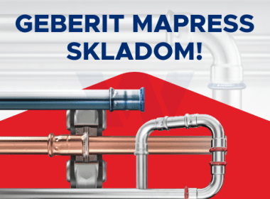 Geberit Mapress v sieti WOODCOTE