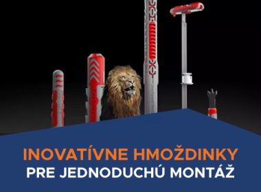 inovatívne hmoždinky fischer v sieti woodcote