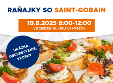 Raňajky so Saint-Gobain
