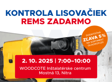 Kontrola lisovačiek REMS