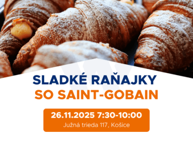 Sladké raňajky so Saint-Gobain