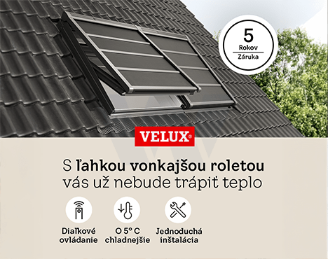 Ľahká vonkajšia termoizolačná roleta
