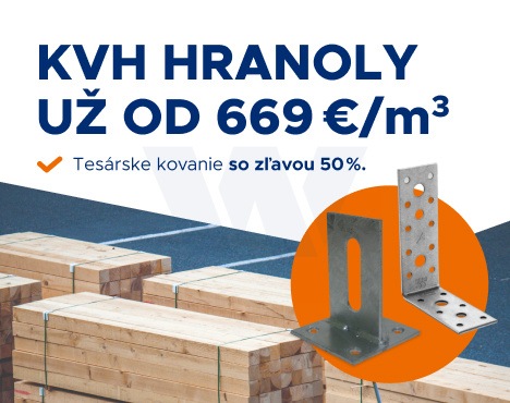 Výhodná akcia na KVH hranoly a tesárske kovanie