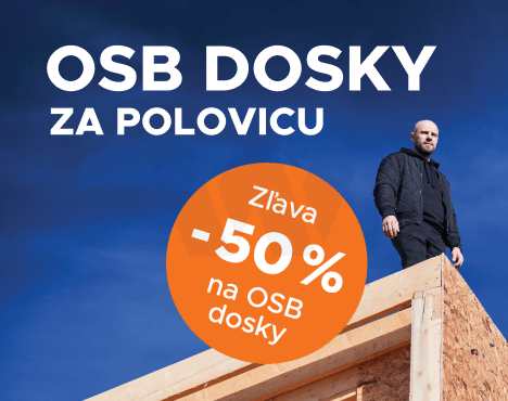 50% na OSB dosky