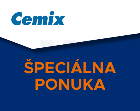 Fasádne omietky Cemix 10+1 zadarmo