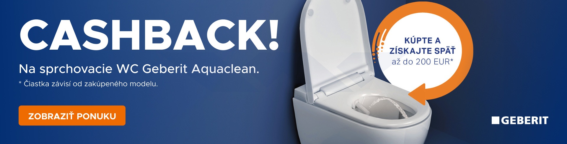 Geberit Aquaclean cashback