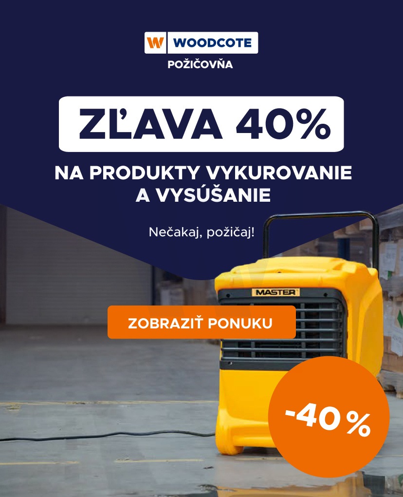 Špeciálna ponuka vo WOODCOTE Požičovni