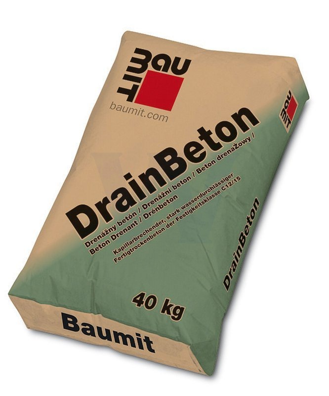 Baumit drenážní beton