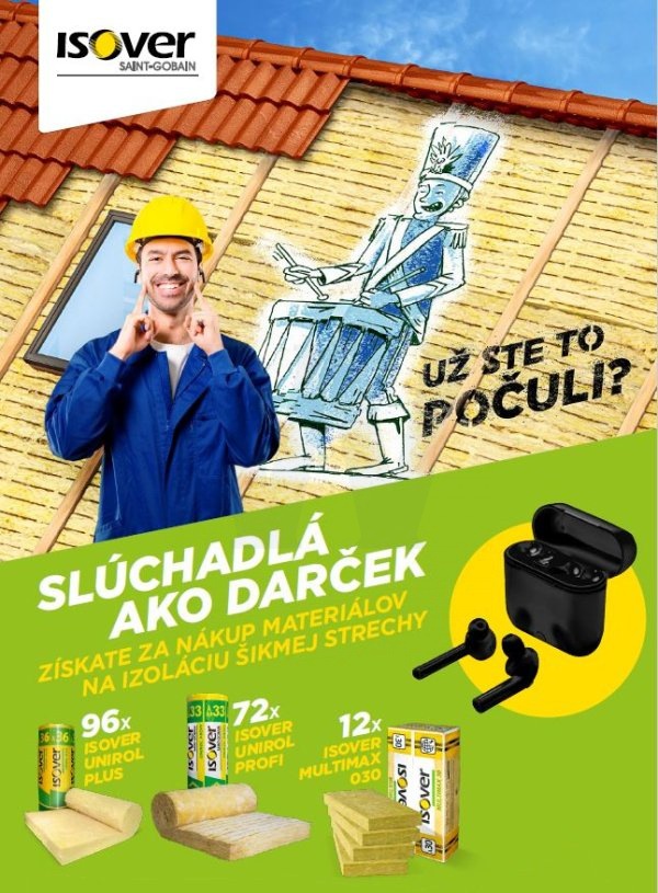 Získajte darček k izolácii ISOVER