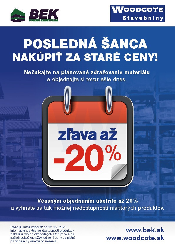  Do nového roka so starými cenami!