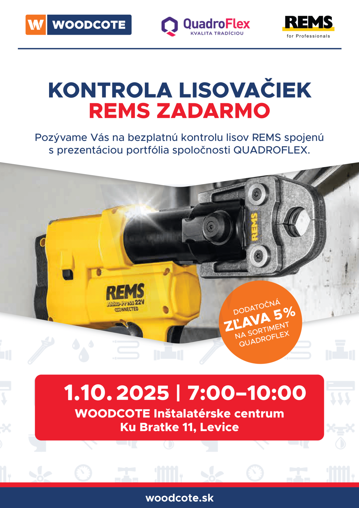 Kontrola lisovačiek REMS