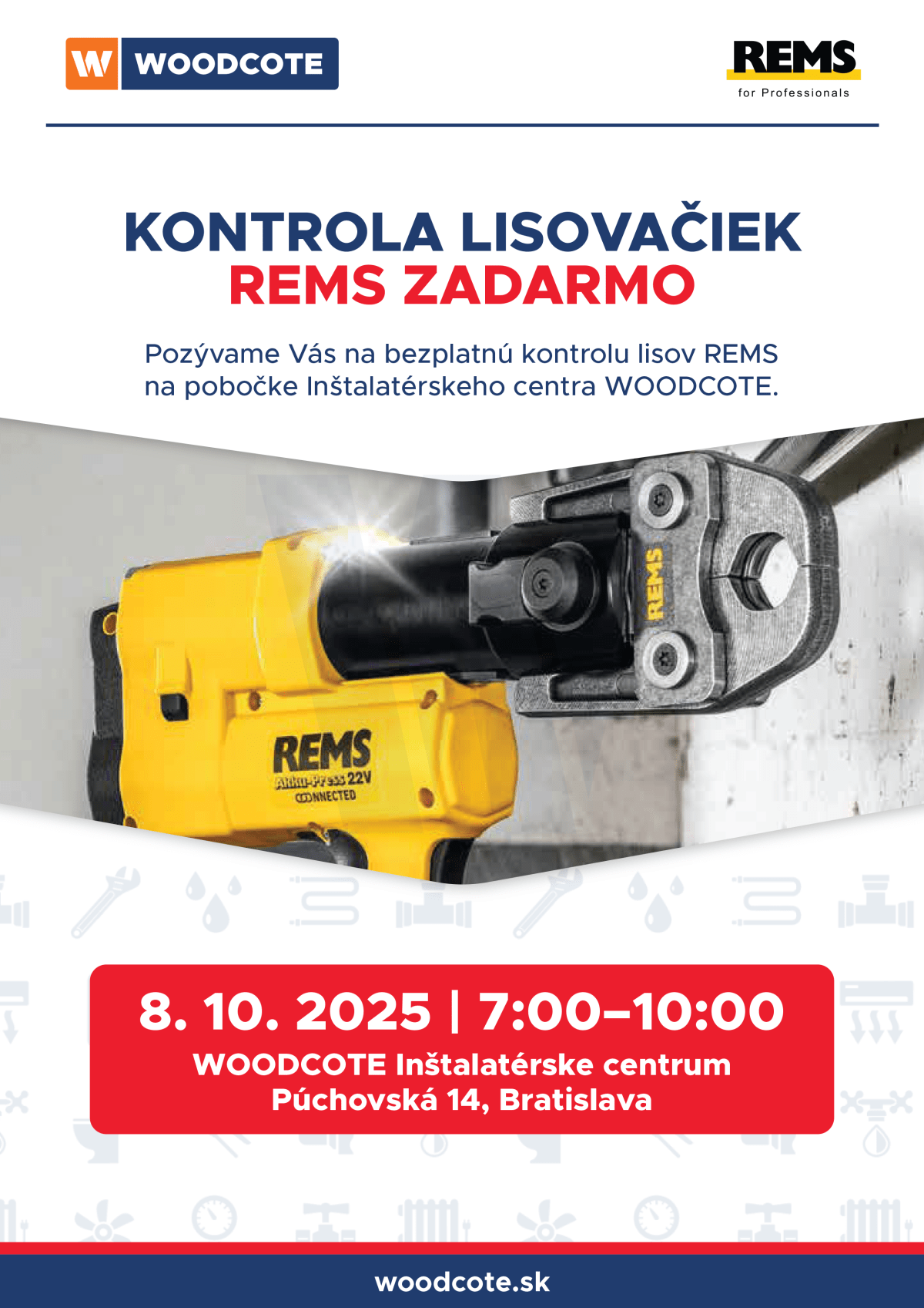 Kontrola lisovačiek REMS