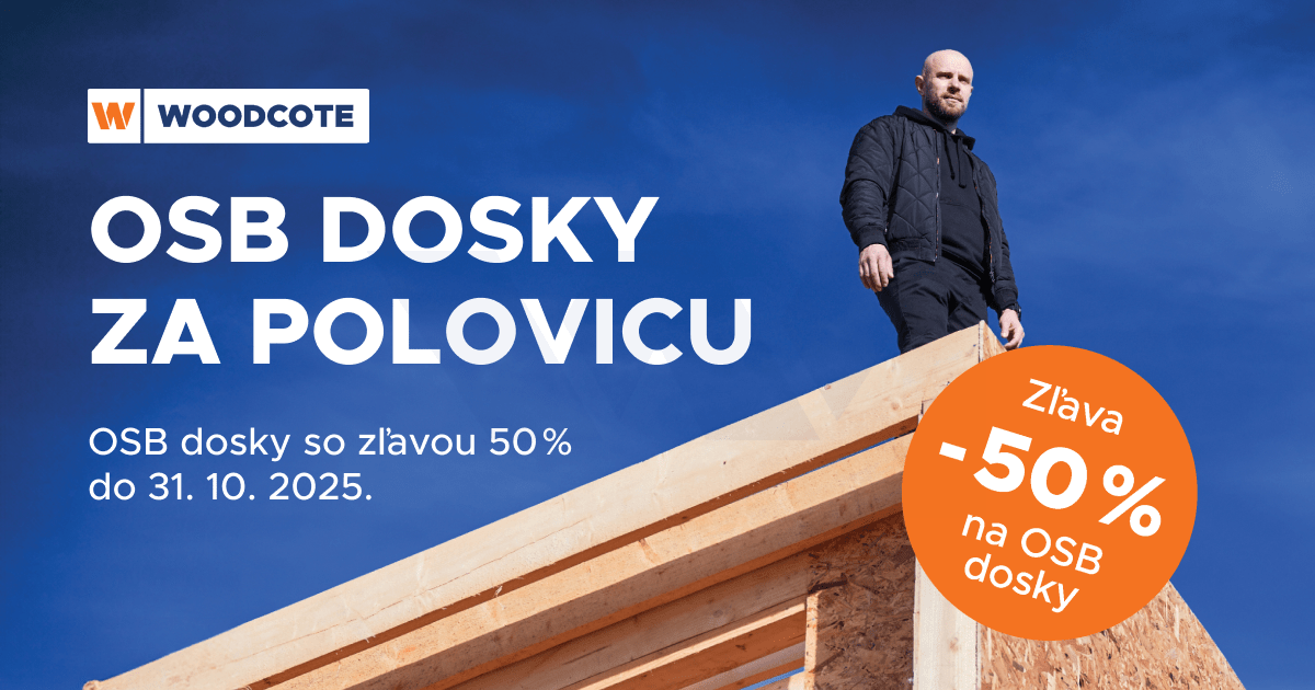 50% na OSB dosky