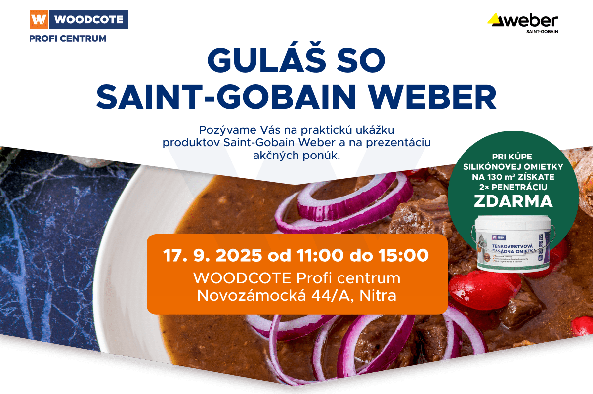 Guláš so Saint-Gobain Weber