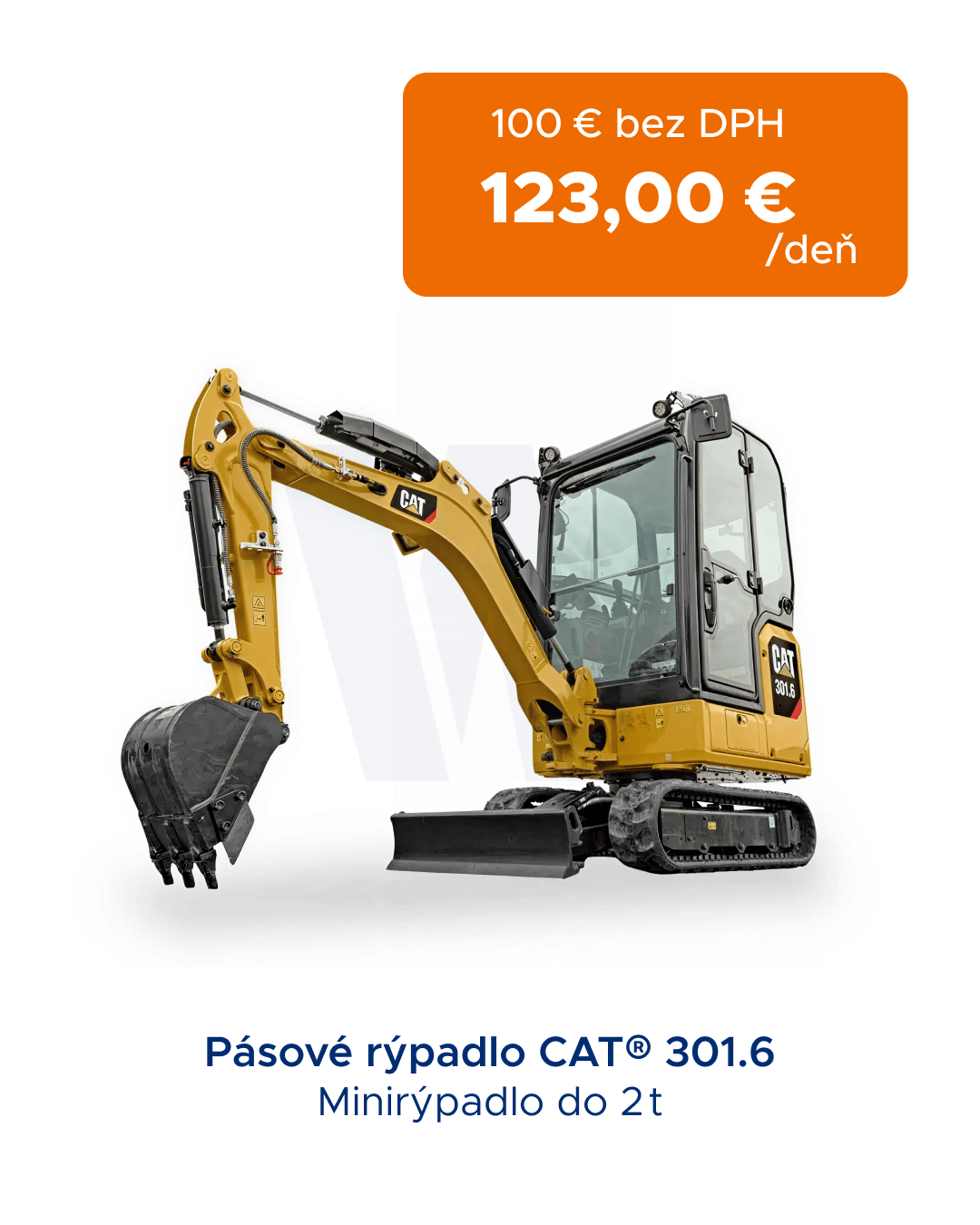 Pásové rýpadlo CAT® 301.6