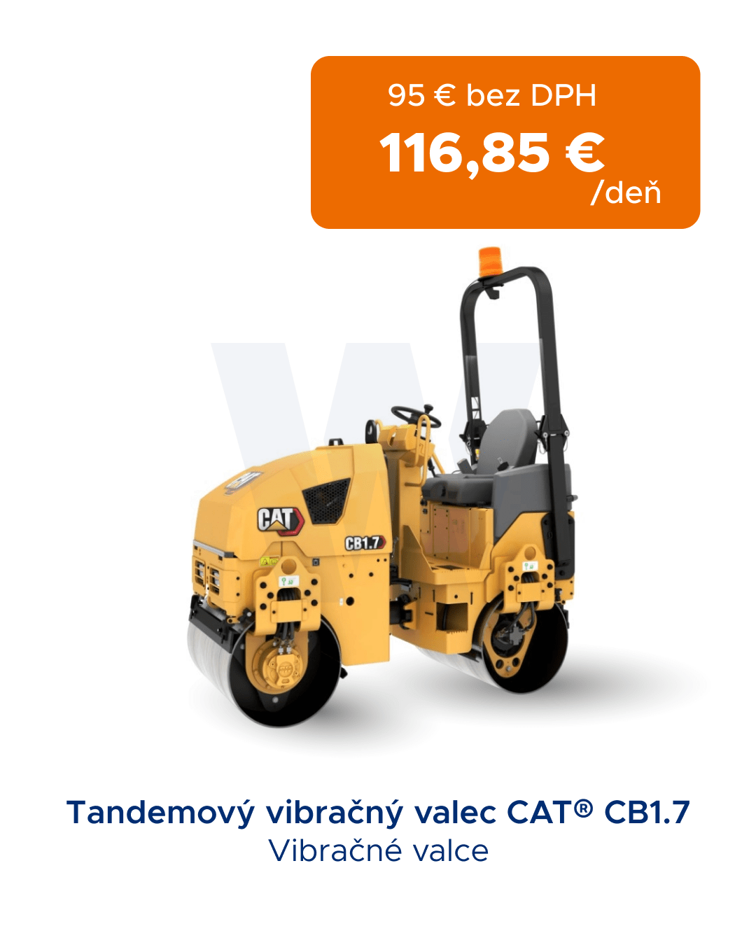 Tandemový vibračný valec CAT® CB1.7