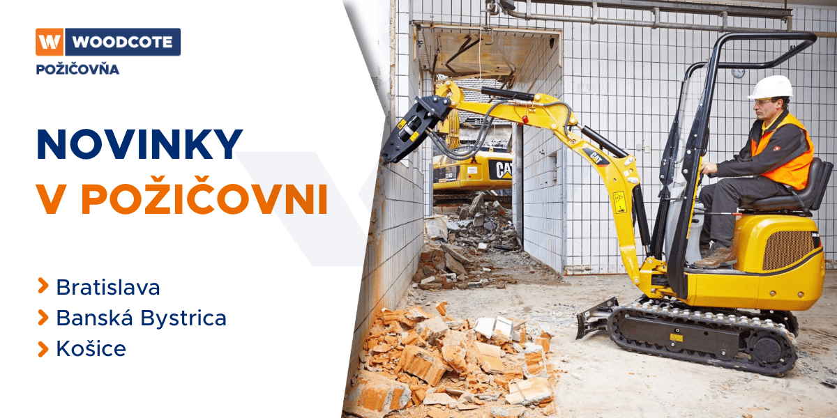 Novinky v požičovni WOODCOTE