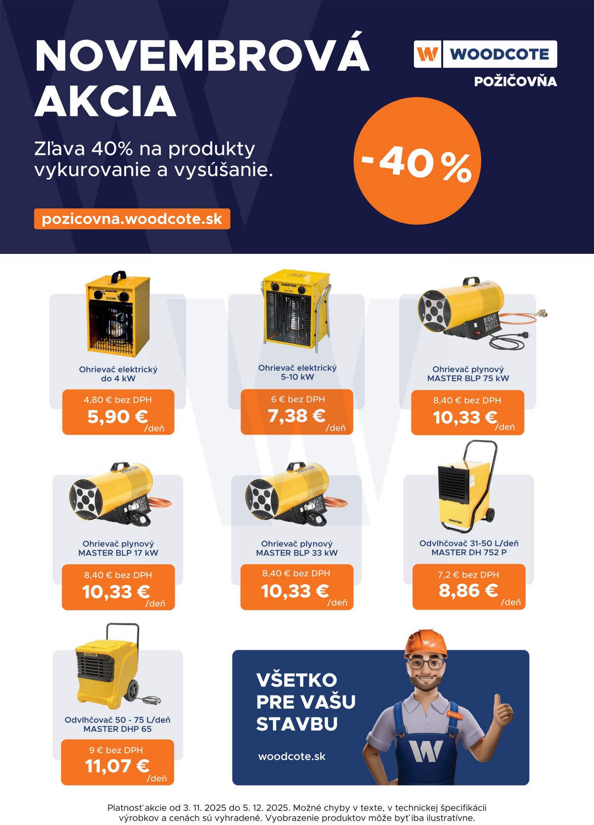 Zľava na vykurovanie a vysúšanie