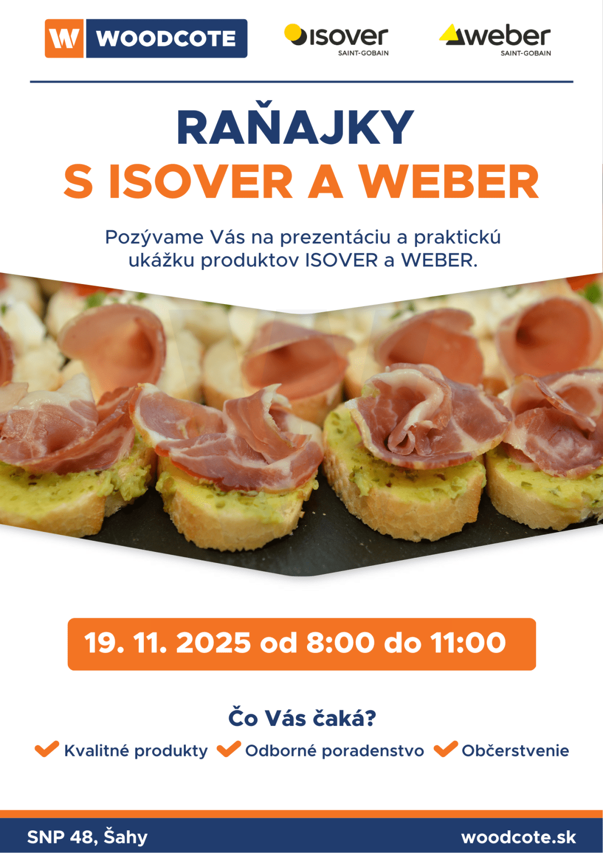 Raňajky s ISOVER a WEBER