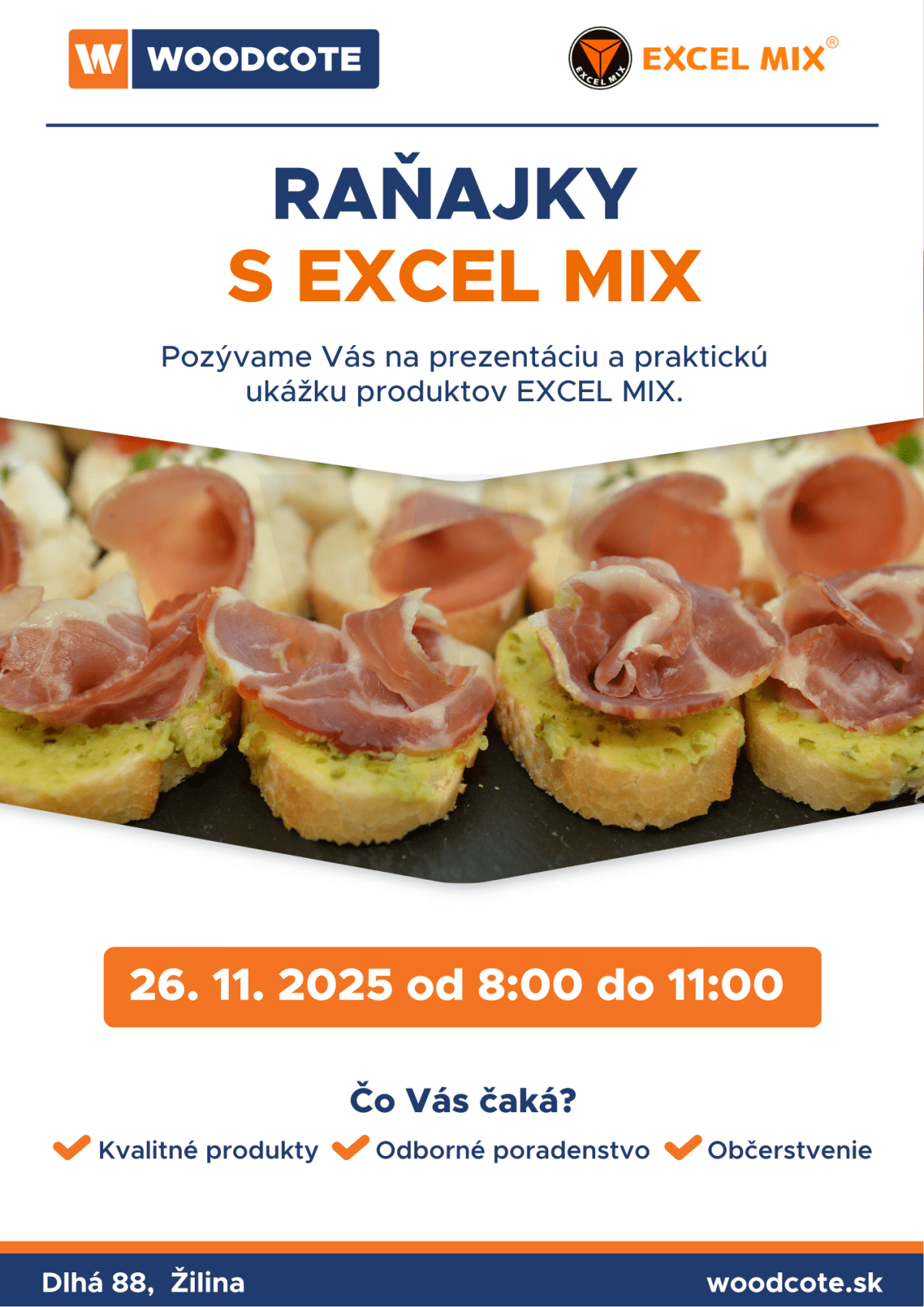 Raňajky s EXCEL MIX