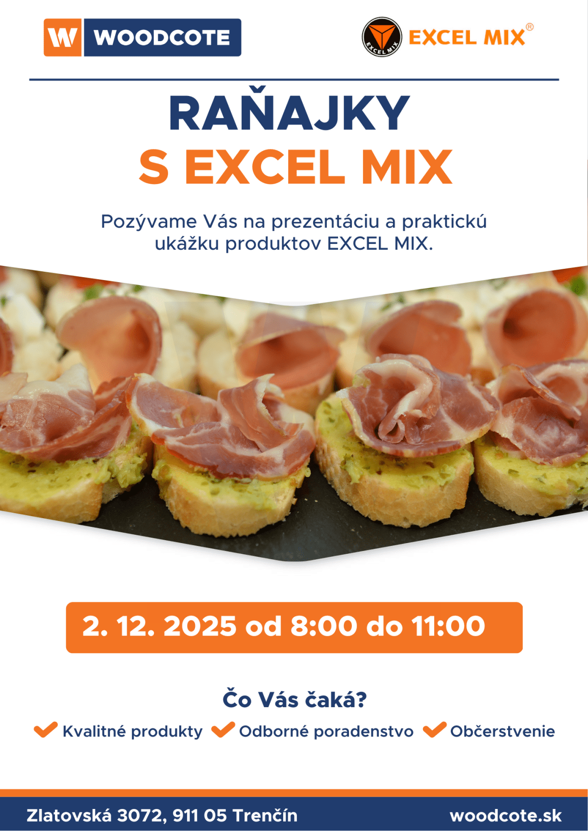 Raňajky s EXCEL MIX