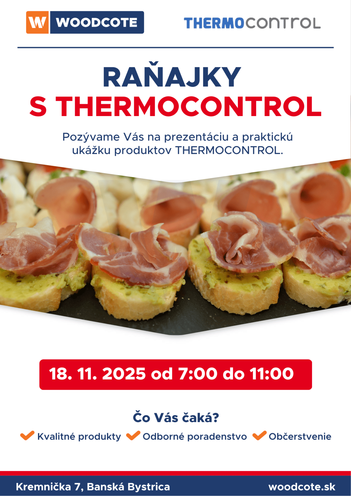 Pozvánka na raňajky s THERMOCONTROL