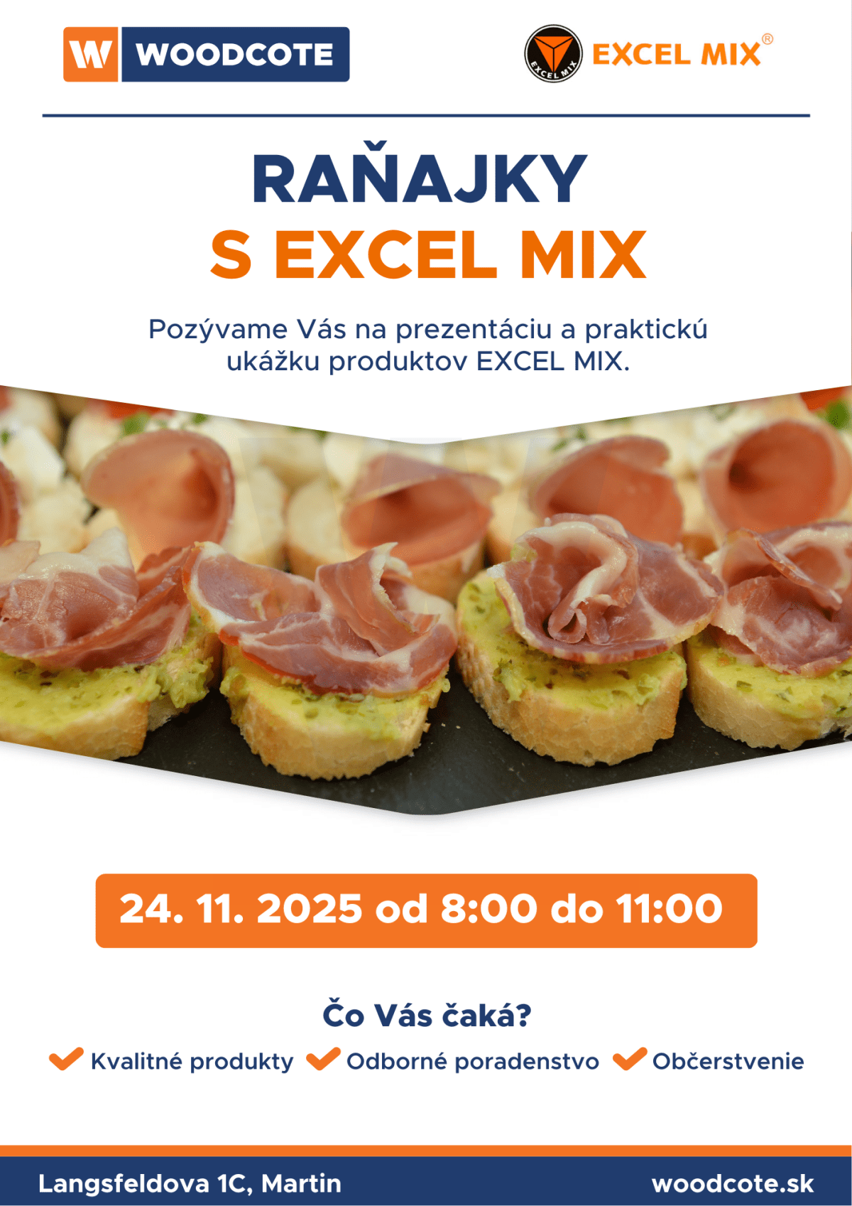 Raňajky s EXCEL MIX