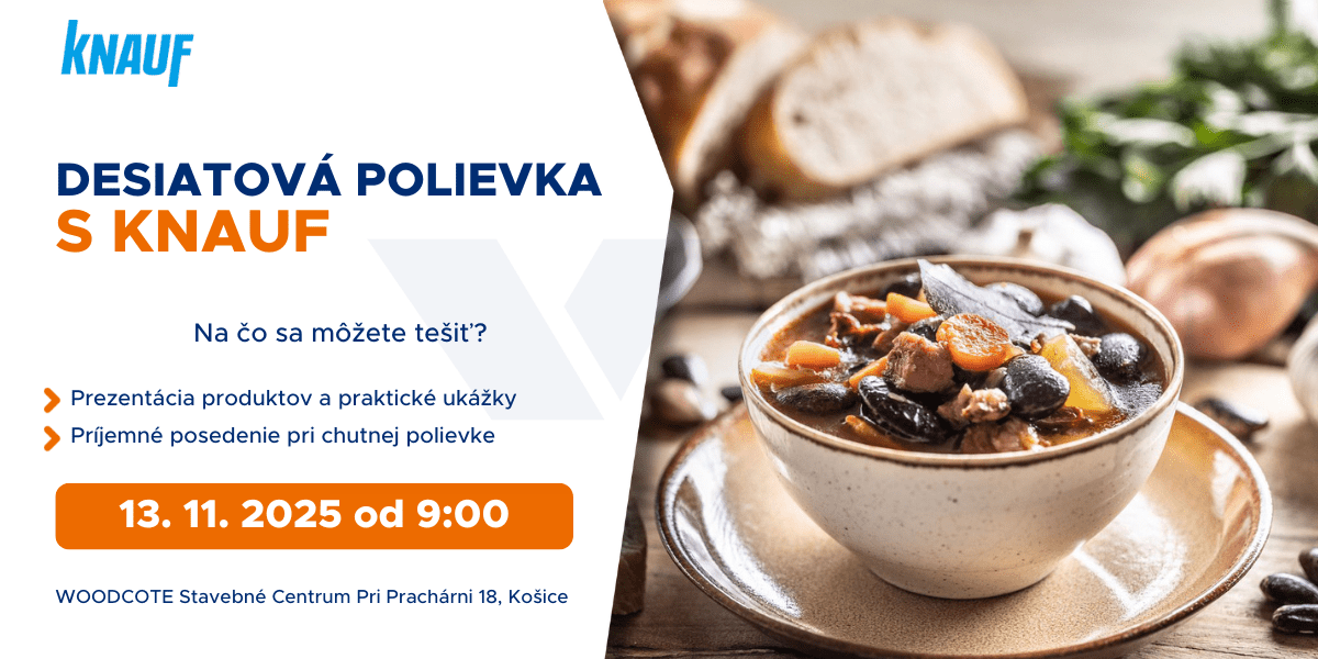 Desiatová polievka s Knauf