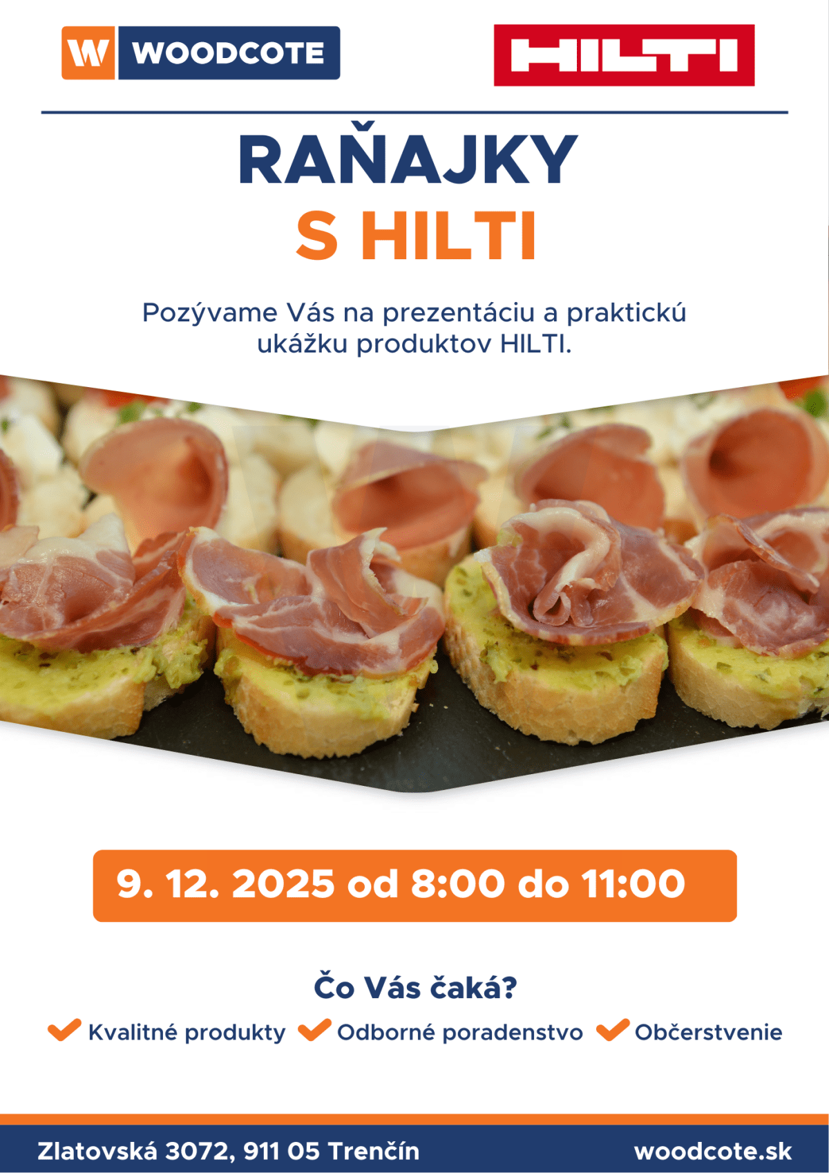 Raňajky s HILTI