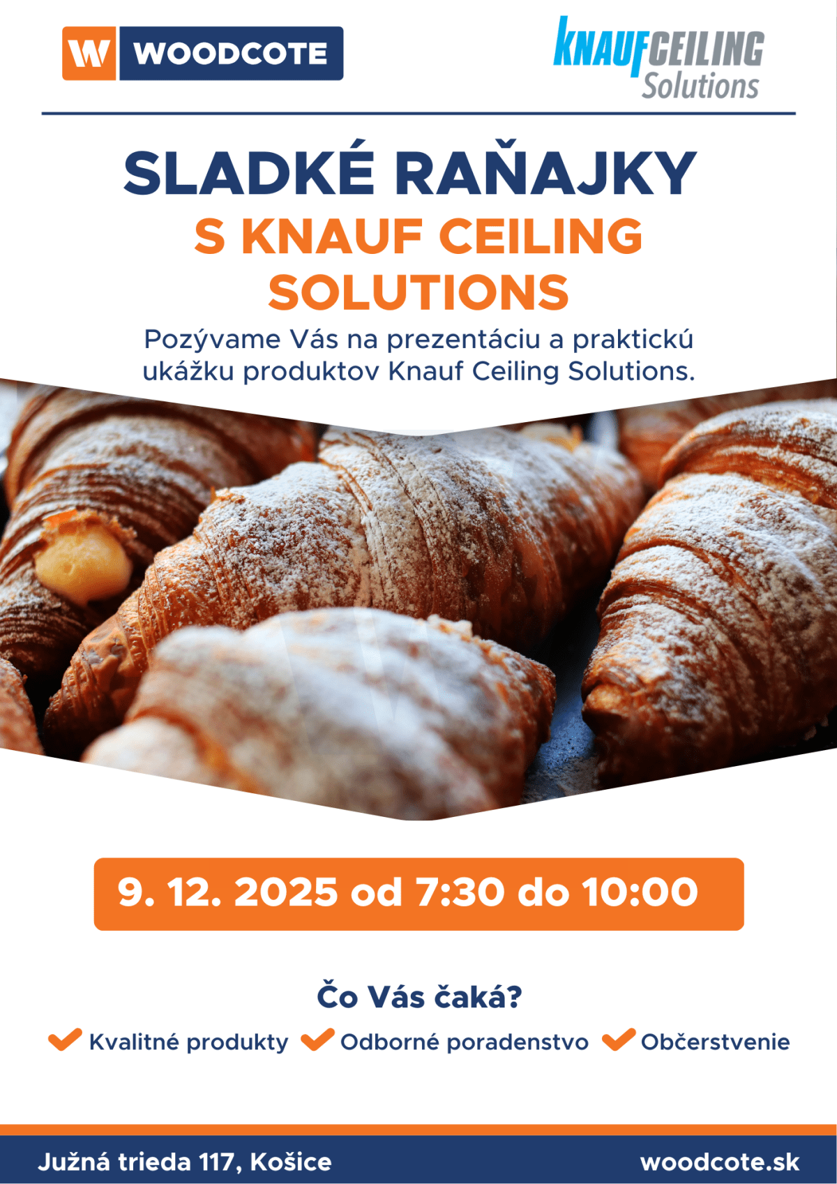 Sladké raňajky s Knauf Ceiling Solutions