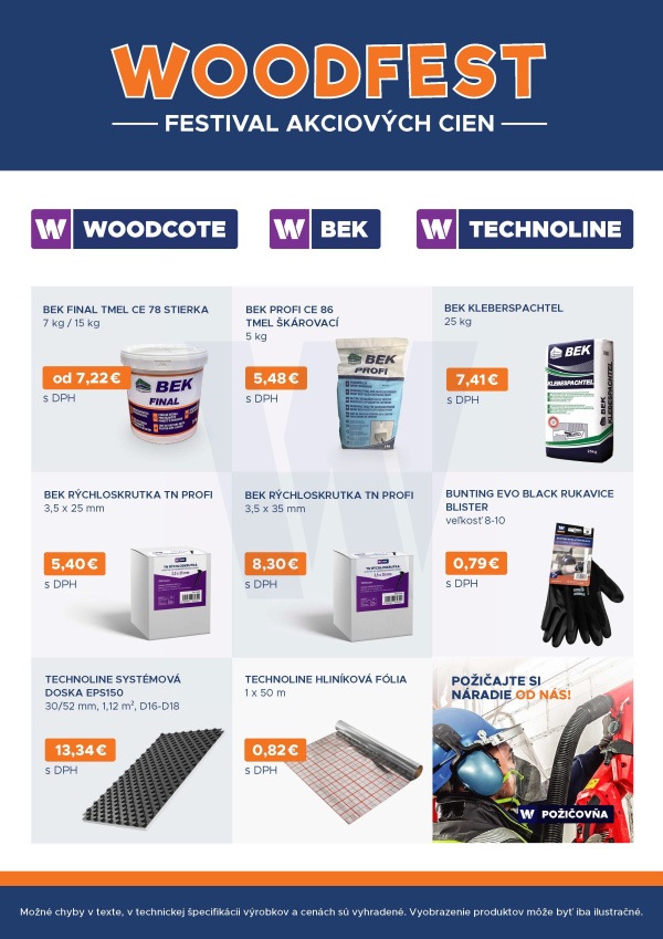 woodfest akciové produkty