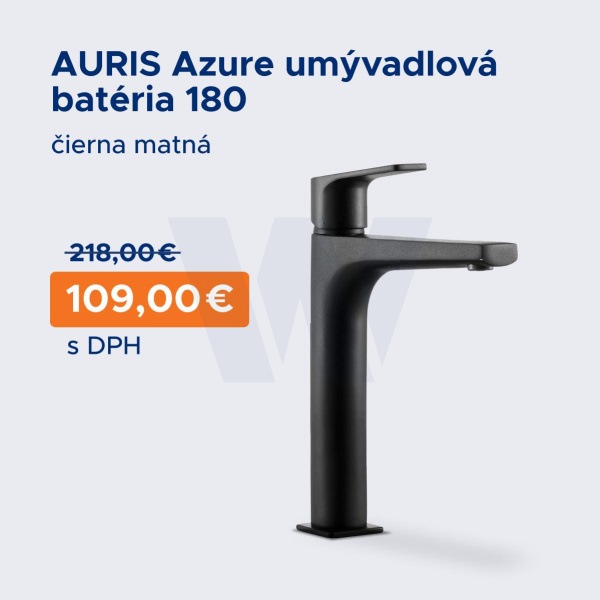 Auris Azure vodovodna bateria cierna