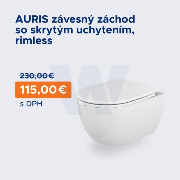 Auris Bella zavesny záchod