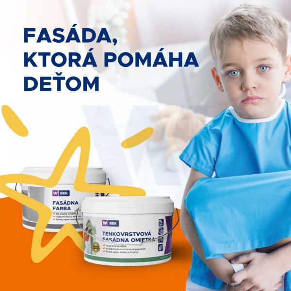 Fasáda, ktorá pomáha deťom - WOODCOTE podporuje Svetielko nádeje